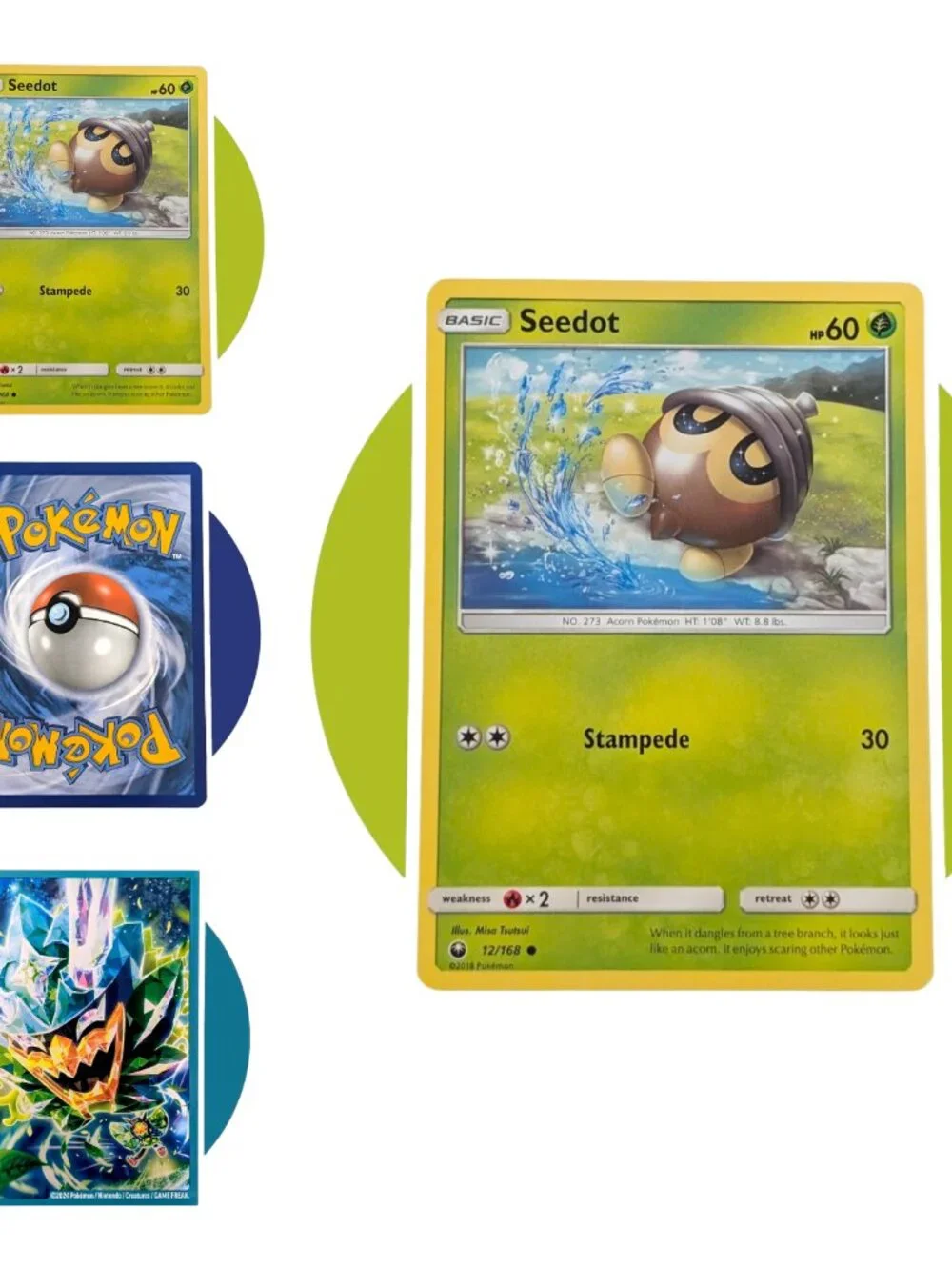Celestial Storm Pokemon Card (YY02): Seedot 12/168